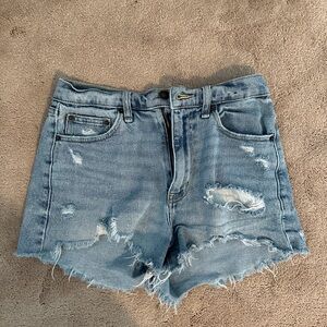 Distressed Denim Women's Shorts